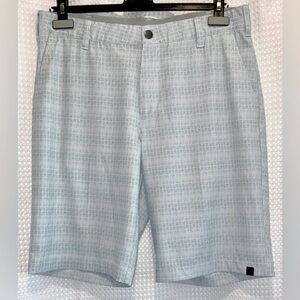 2/49$ Men’s ADIDAS light blue‎ stretchy anti slip Golf shorts size 32